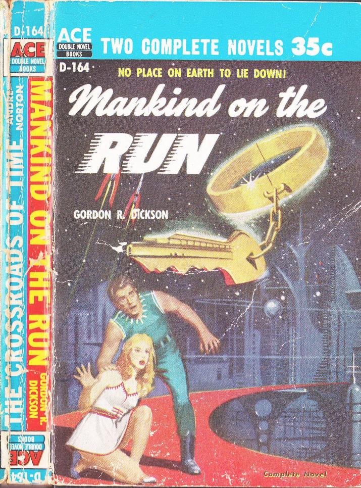 Gordon R Dickson by Mankind on the Run (image pdf)