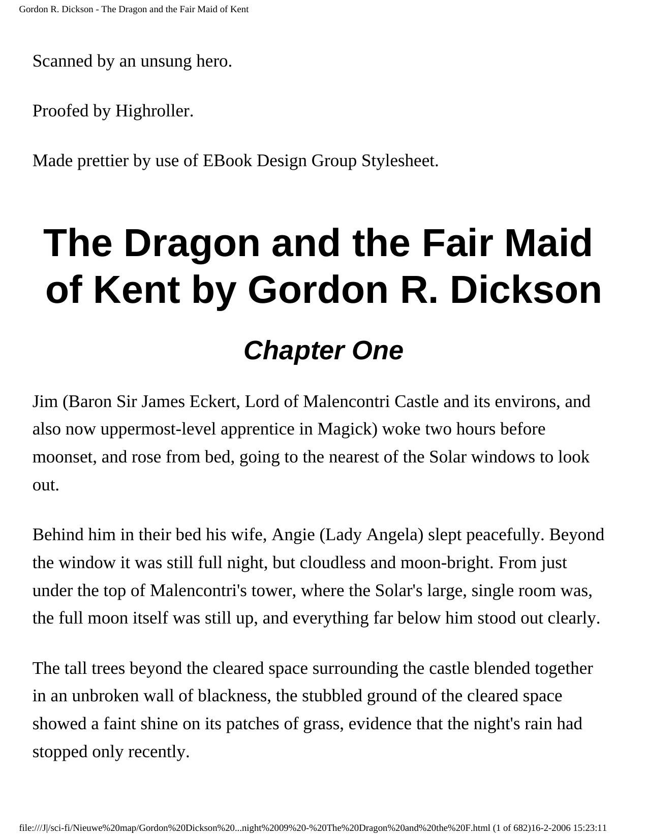 Gordon R. Dickson - The Dragon and the Fair Maid of Kent by Unknown