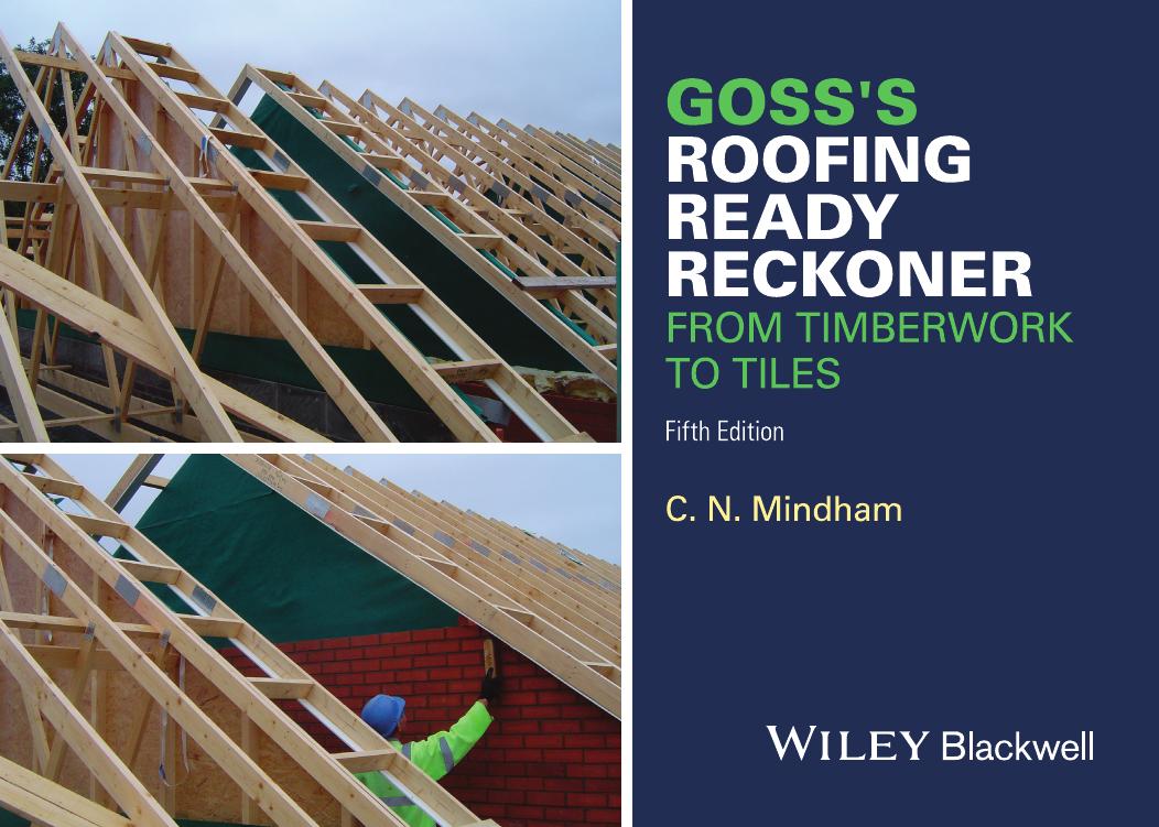 Goss's roofing ready reckoner : metric cutting and sizing tables for timber roof members by Goss Ralph; Mindham Chris N