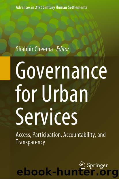 Governance for Urban Services by Shabbir Cheema