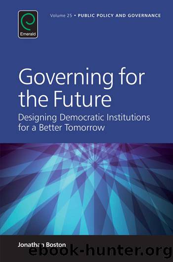 Governing for the Future by Boston Jonathan;Boston Jonathan;