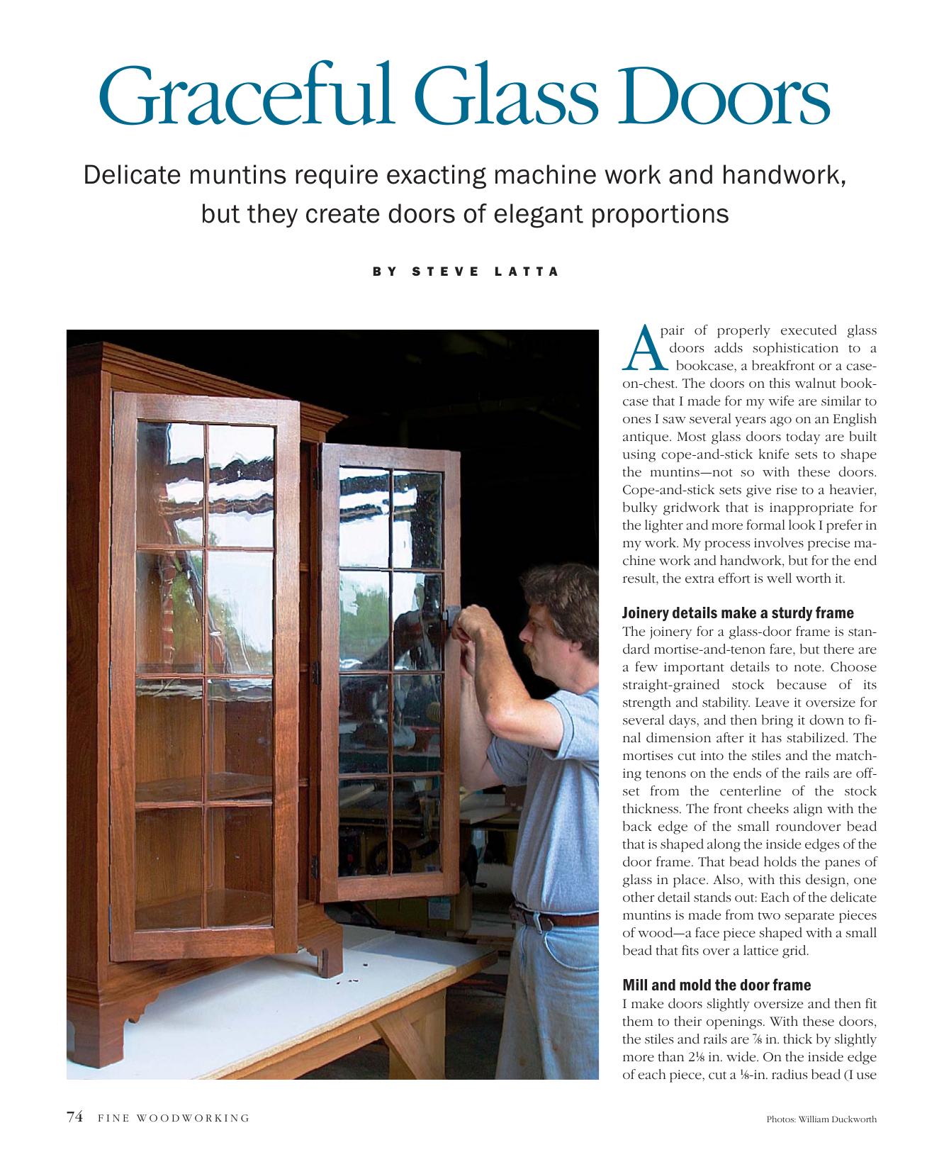 Graceful Glass Doors by Steve Latta