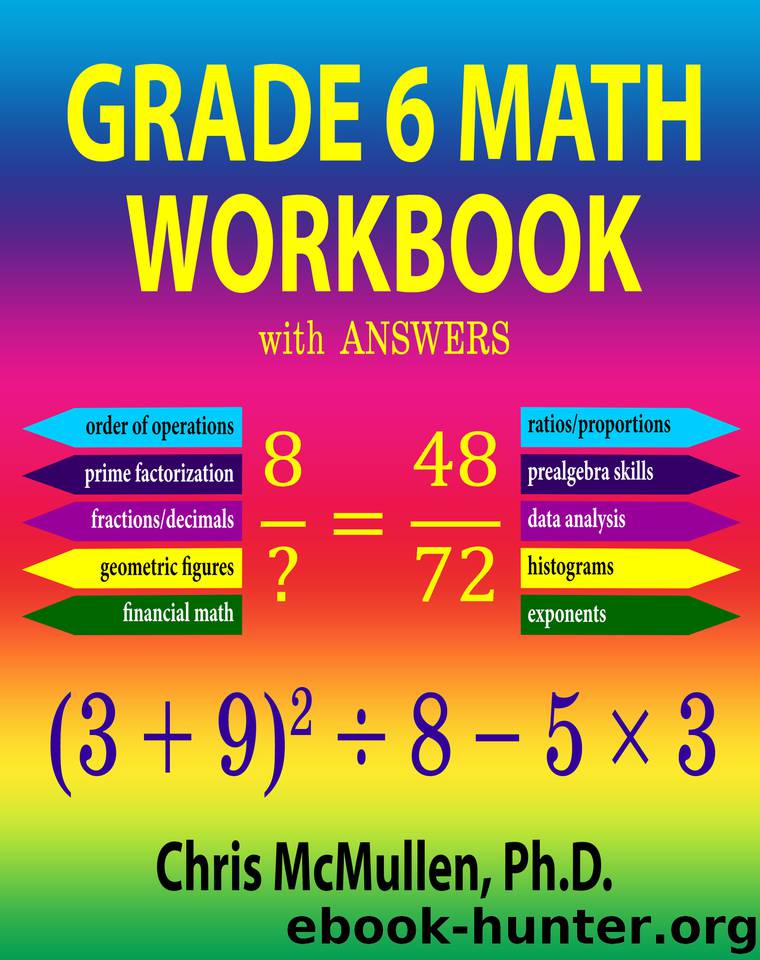 Grade 6 Math Workbook with Answers (Improve Your Math Fluency 21) by McMullen Chris