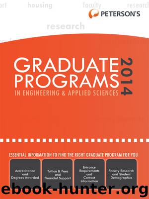 Graduate Programs in Engineering & Applied Sciences 2014 (Grad 5) by Peterson's