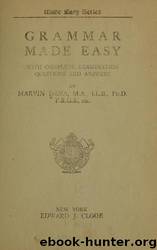 Grammar made easy, with complete examination questions and answers by The Library of Congress