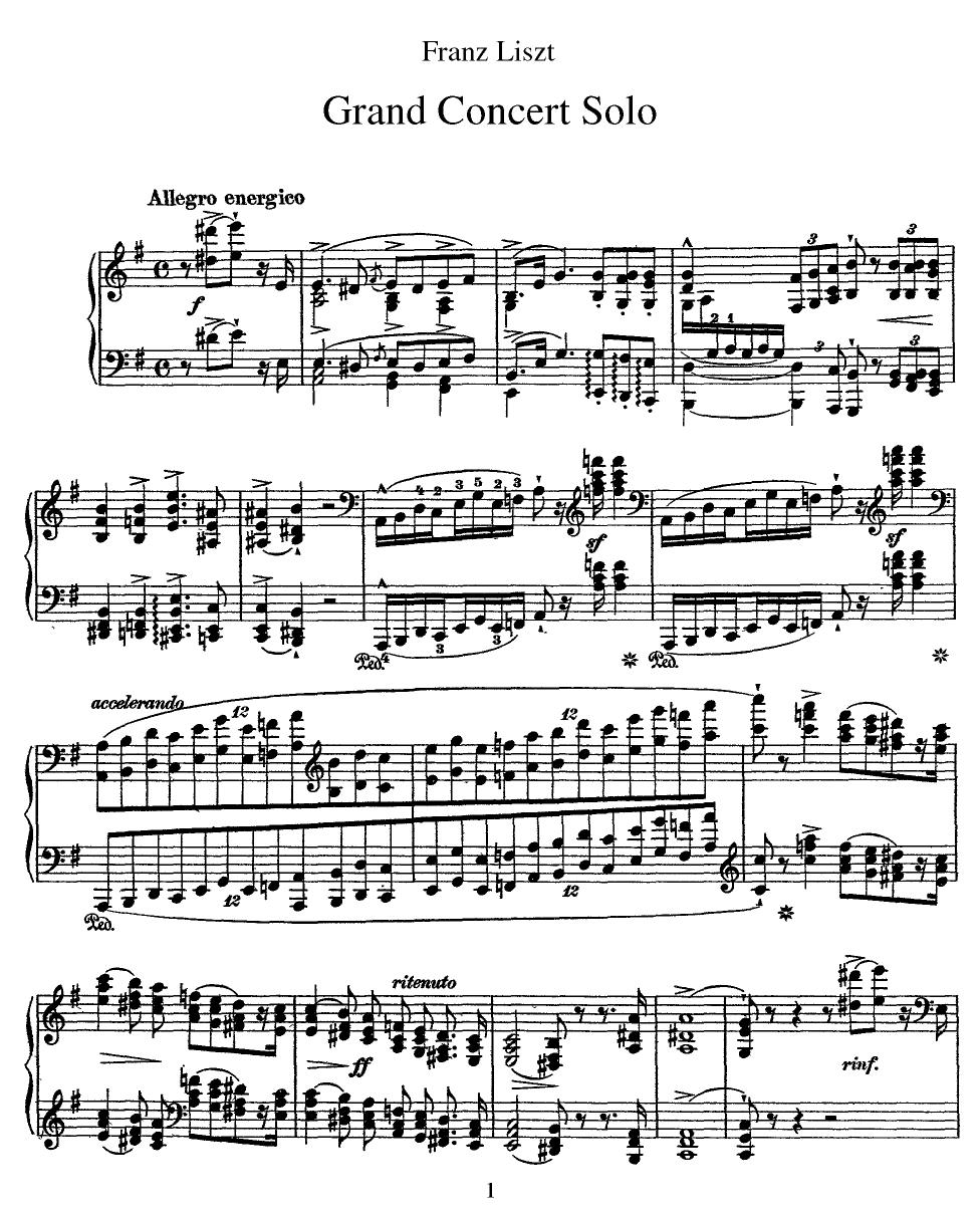 Grand Concert Solo by P D Verlag 2005