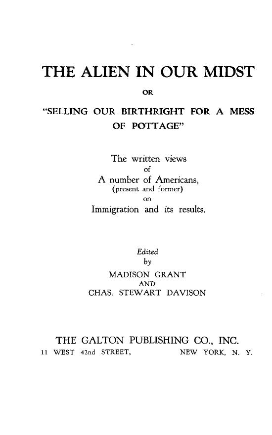 Grant by The Alien in Our Midst