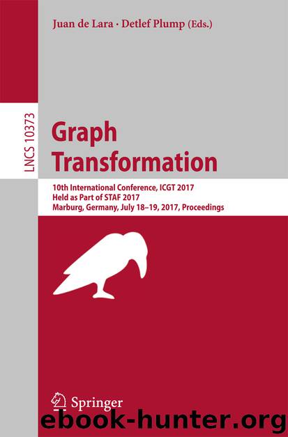 Graph Transformation by Juan de Lara & Detlef Plump
