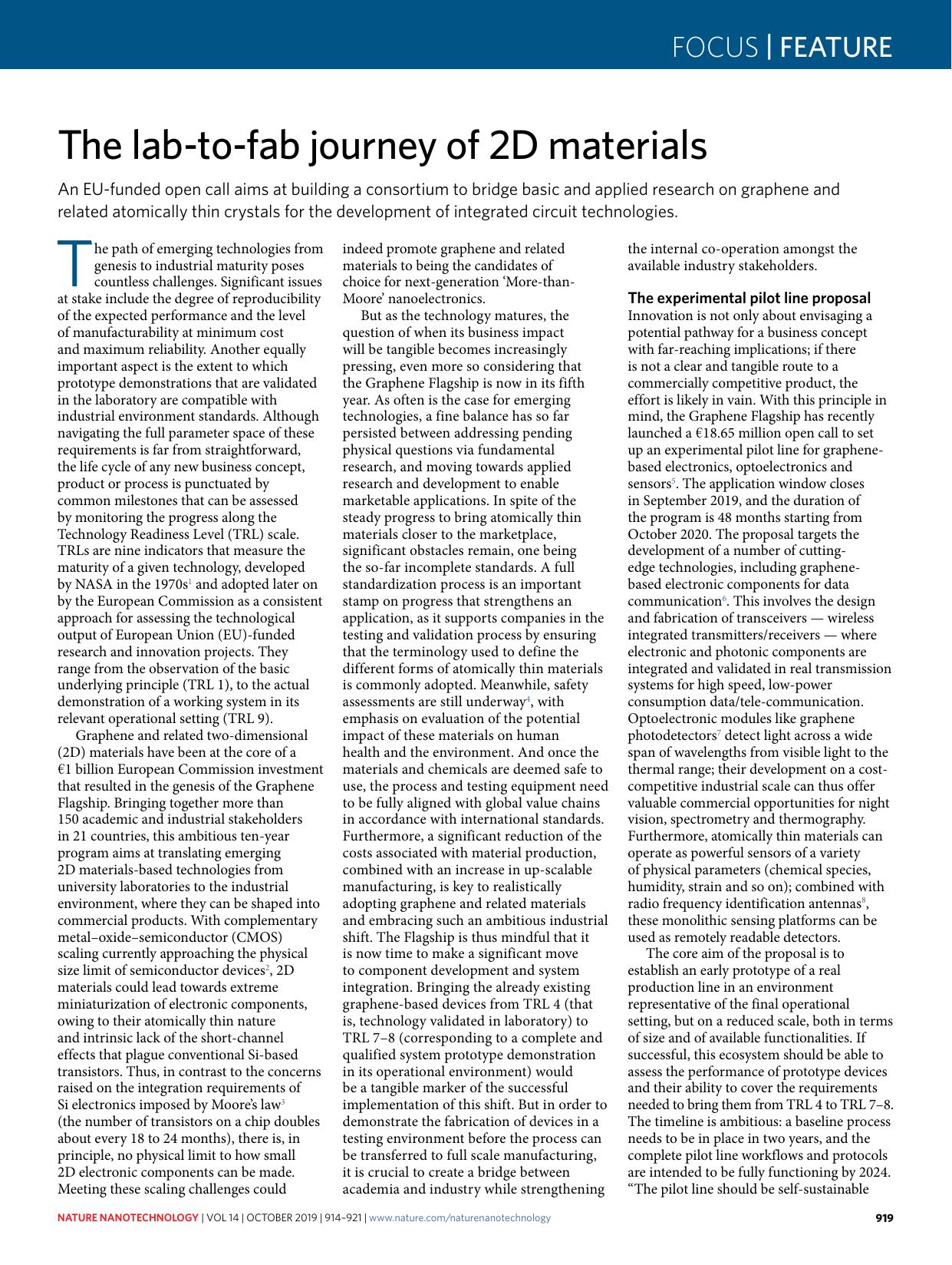 Graphene in the making by Fabio Pulizzi