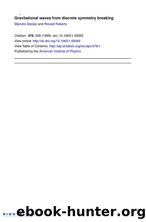 Gravitational waves from discrete symmetry breaking by unknow