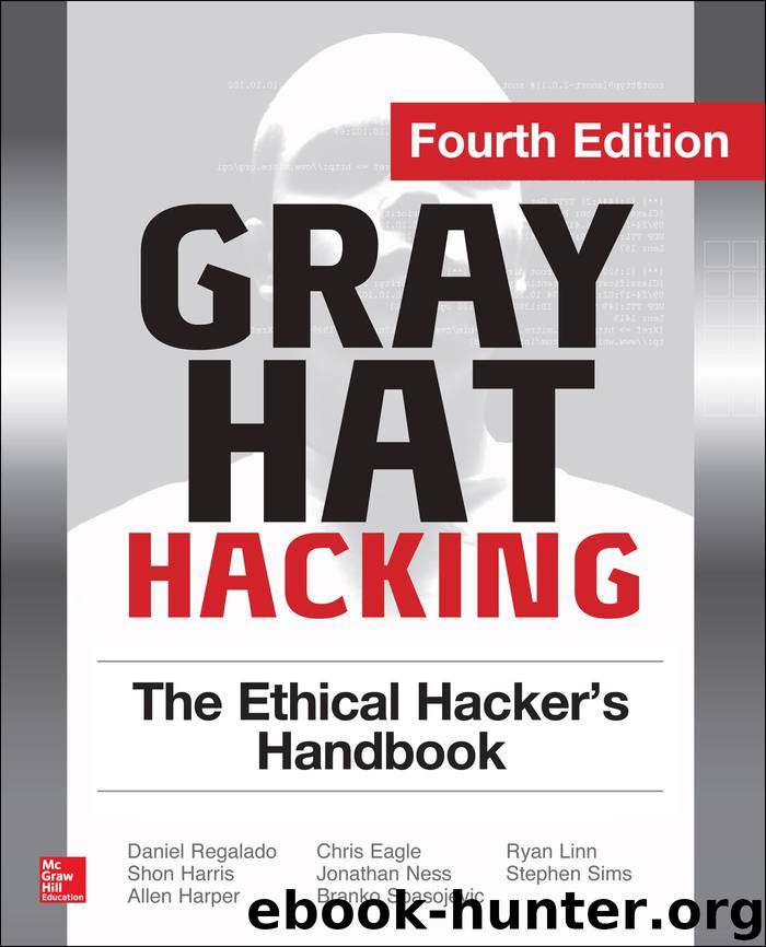 Gray Hat Hacking the Ethical Hacker's Handbook by Daniel Regalado