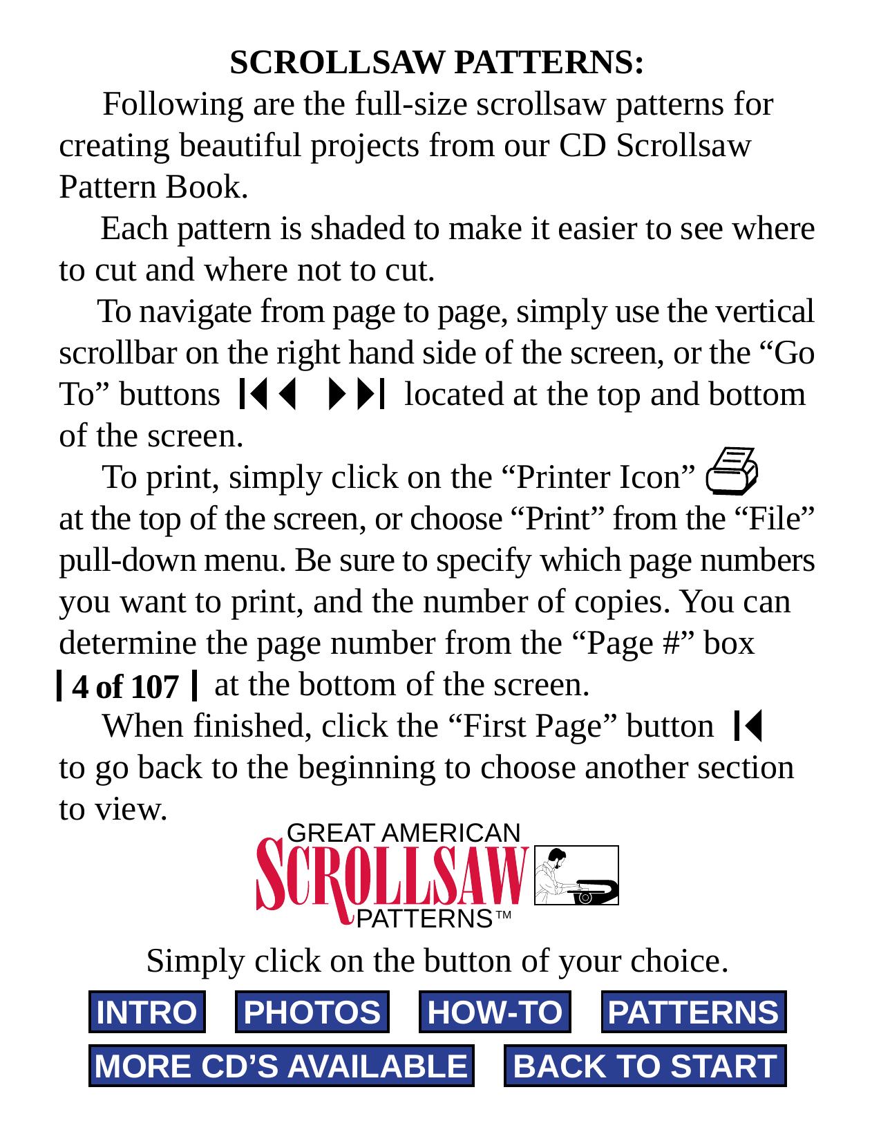 Great American Scrollsaw Patterns Volume 1 by Rick Karen Longabaugh