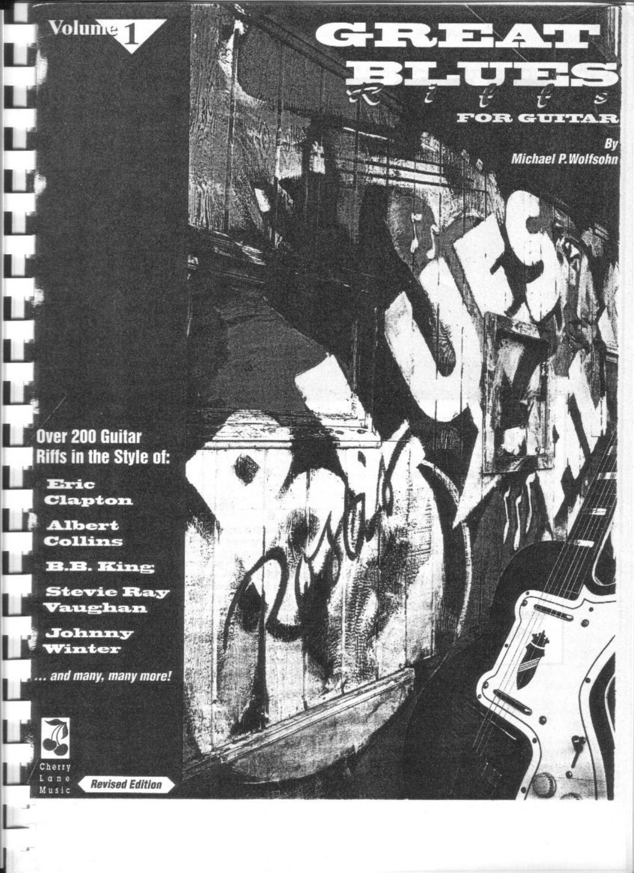 Great Blues Riffs For Guitar Vol 1 by Unknown