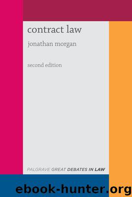Great Debates in Contract Law (Palgrave Great Debates in Law) by Jonathan Morgan