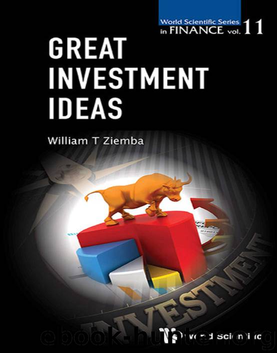 Great Investment Ideas: 9 (World Scientific Series in Finance) by William T Ziemba