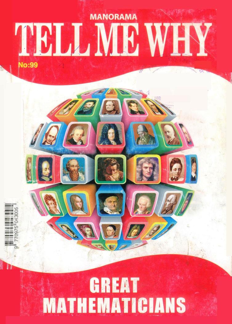 Great Mathematicians (Tell Me Why #99) by Manorama