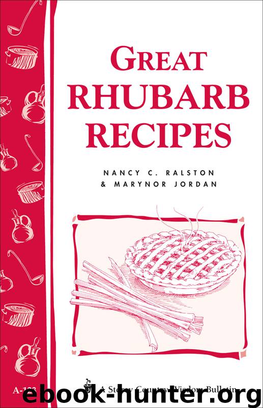 Great Rhubarb Recipes by Marynor Jordan & Marynor Jordan