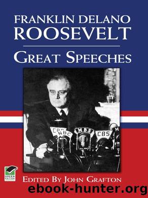 Great Speeches by Franklin Delano Roosevelt & Dover Thrift Editions