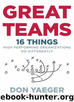 Great Teams by Don Yaeger