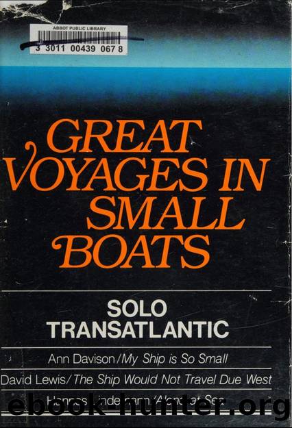 Great Voyages in Small Boats by Unknown