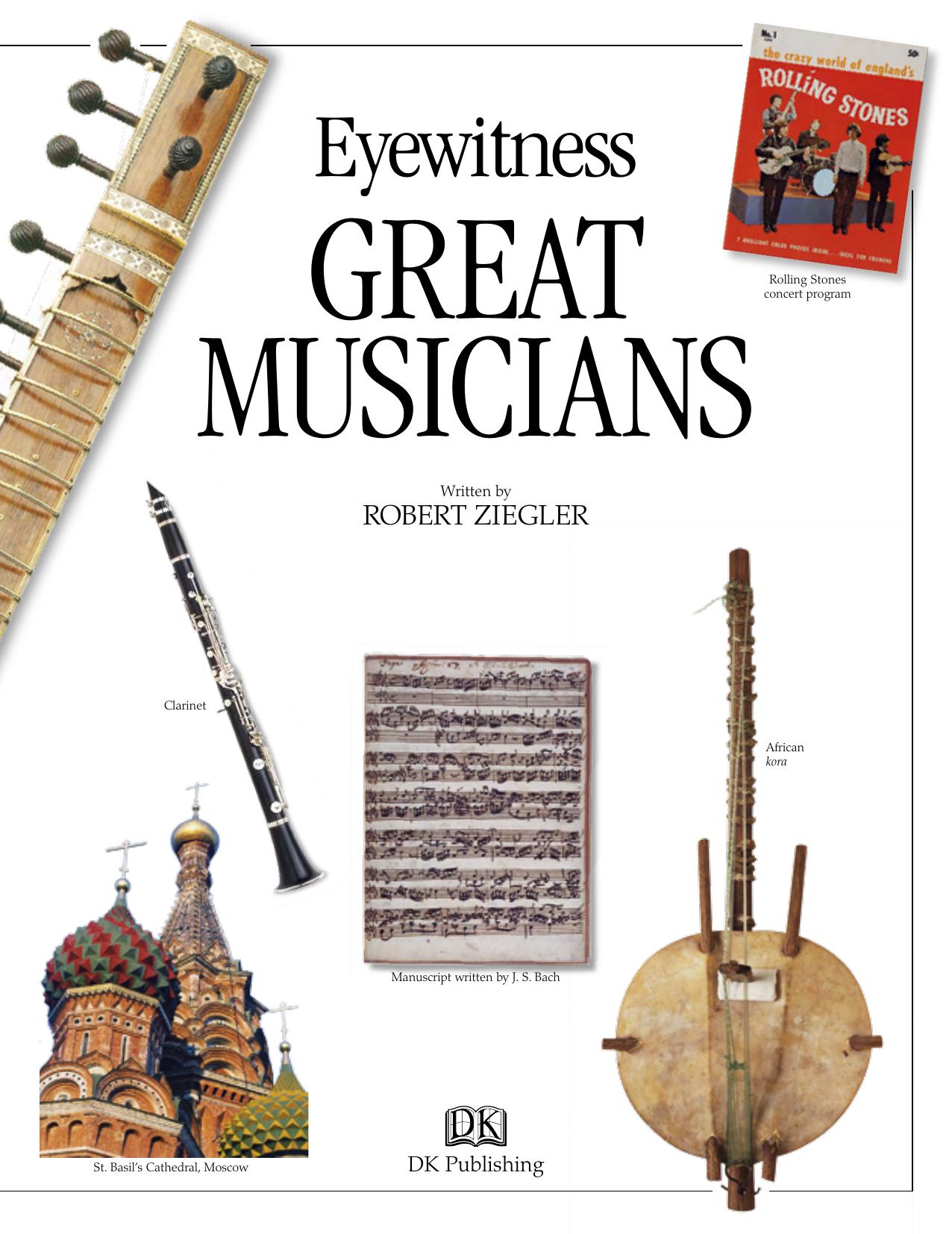 Great musicians (DK eyewitness books) by Unknown