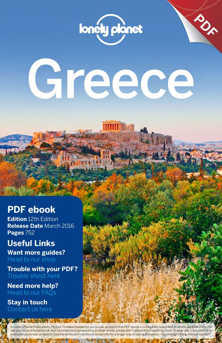 Greece 12 - whole book by Lonely Planet