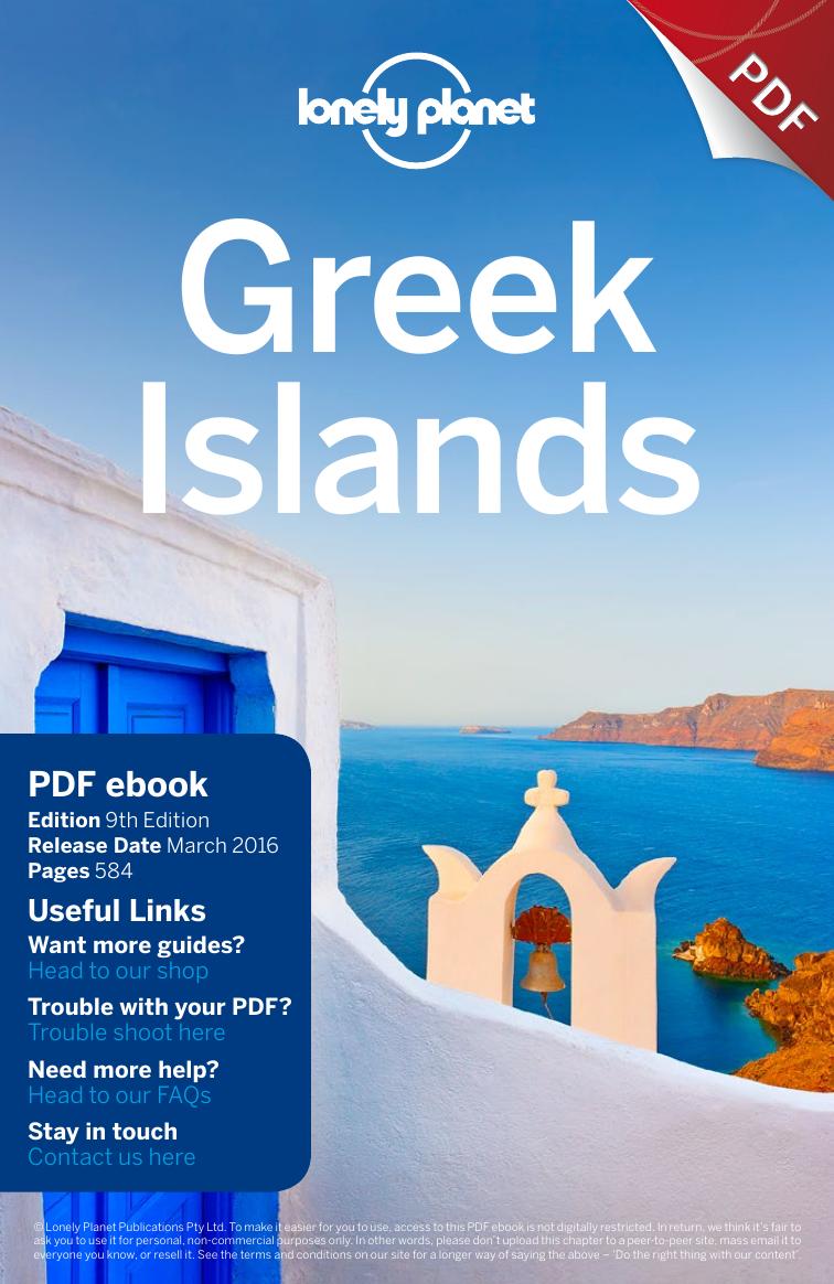 Greek Islands 9 - full book by Lonely Planet