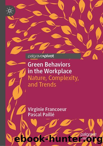 Green Behaviors in the Workplace by Virginie Francoeur & Pascal Paillé