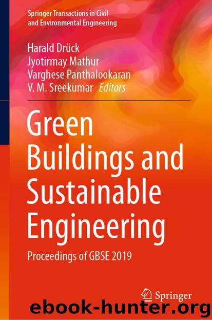 Green Buildings and Sustainable Engineering by Unknown