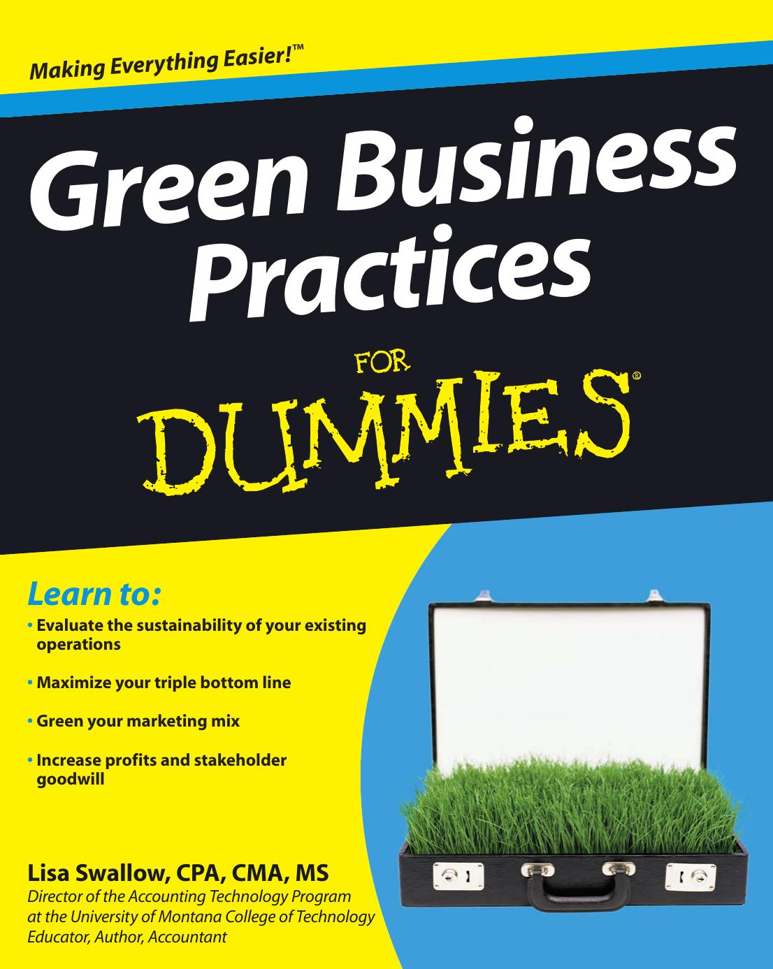 Green Business Practices For Dummies by Lisa Swallow