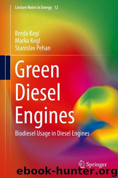 Green Diesel Engines by Breda Kegl Marko Kegl & Stanislav Pehan