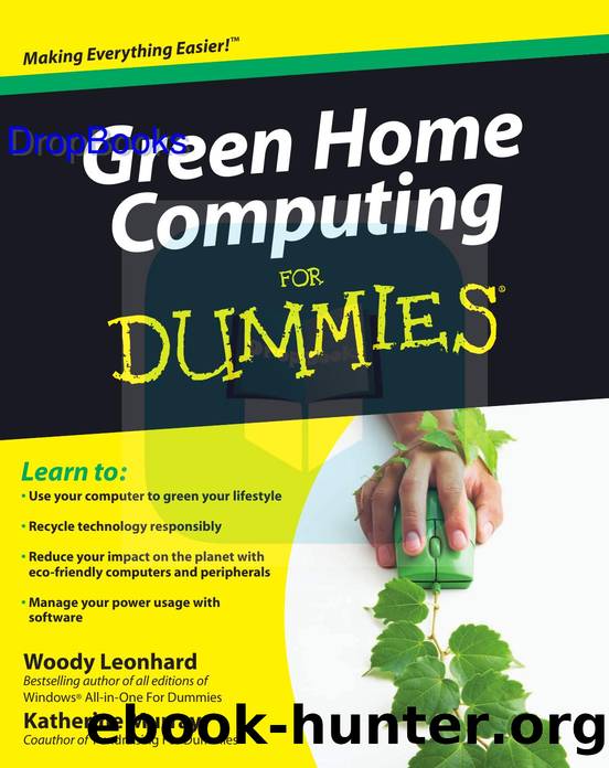 Green Home Computing for Dummies ISBN by 0470467452 DropBooks APP