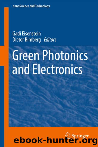 Green Photonics and Electronics by Gadi Eisenstein & Dieter Bimberg