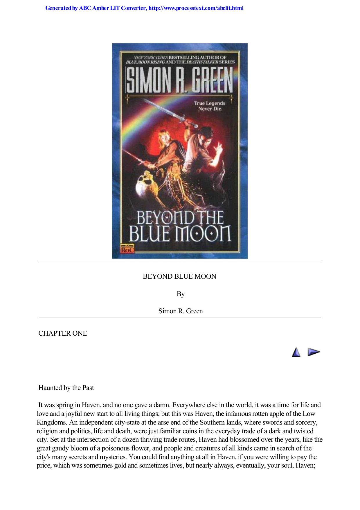 Green, Simon R - Darkwood 10 - Beyond The Blue Moon by Green Simon R