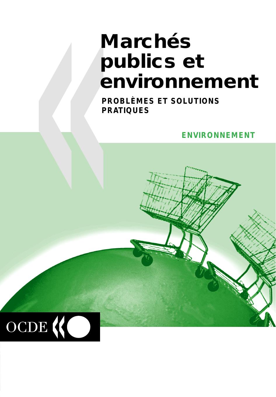 Greener public purchasing : issues and practical solutions. by OECD