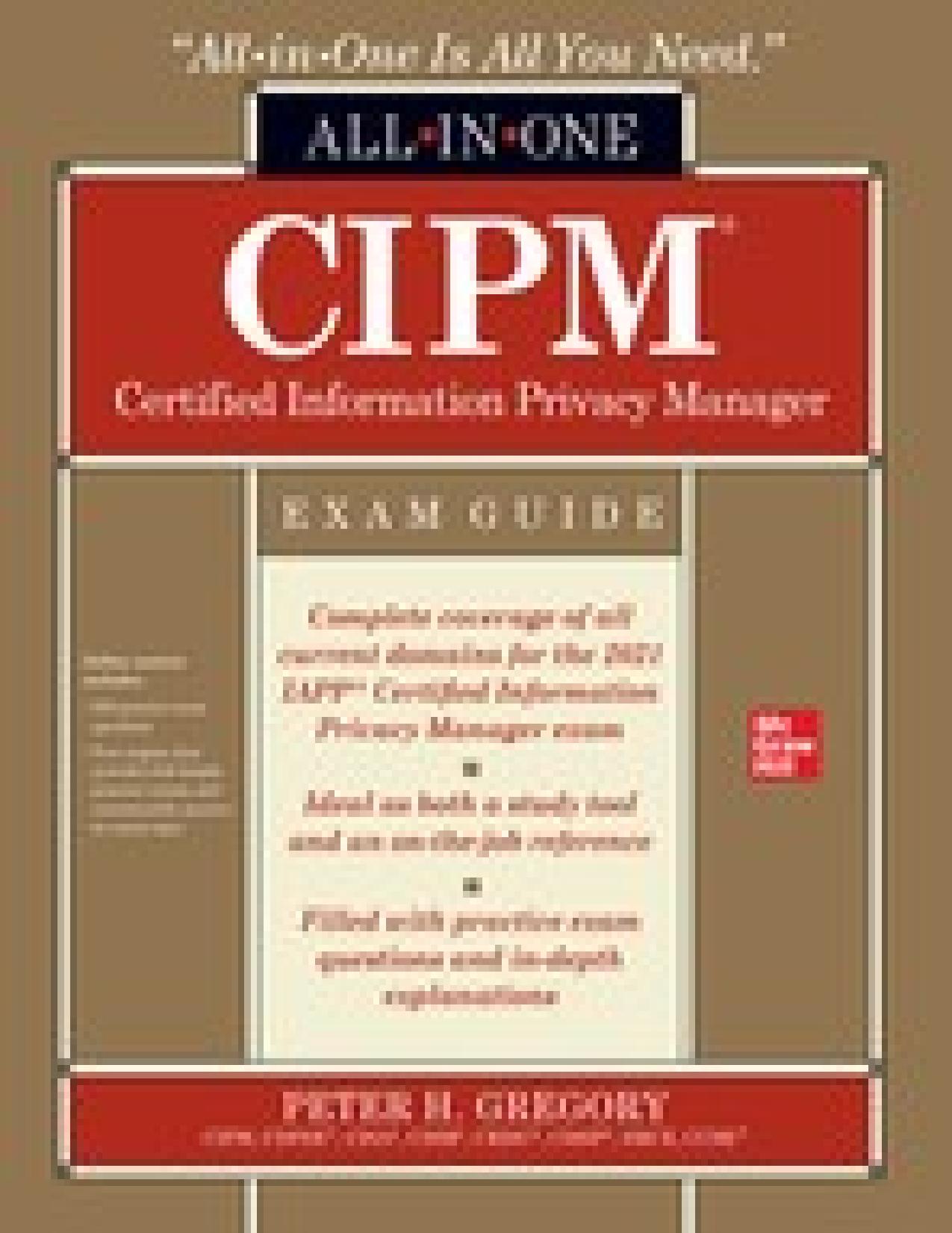 Gregory P. CIPM Certified Information Privacy Manager...2021 by Zamzar