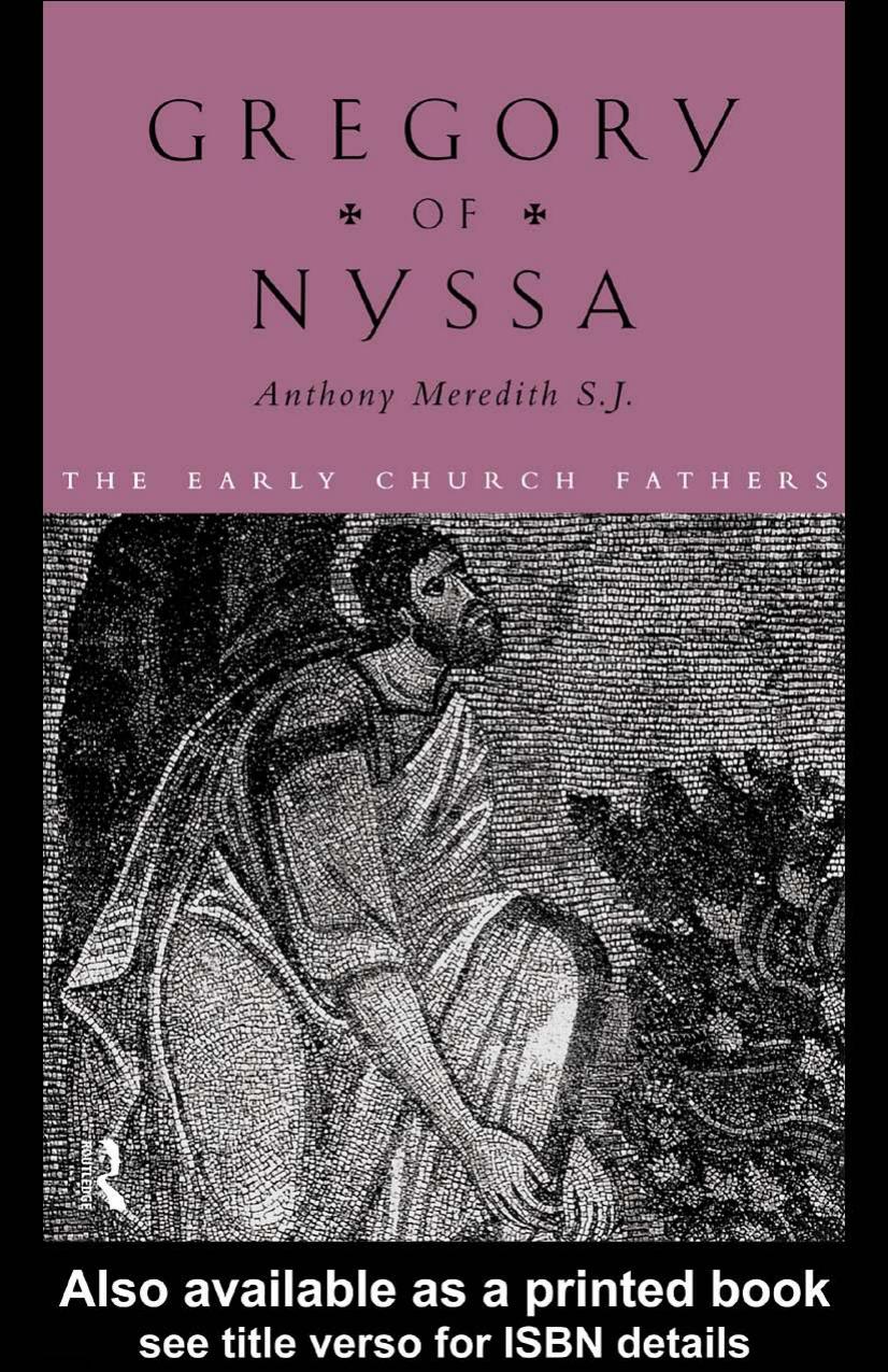 Gregory of Nyssa by Anthony Meredith S.J