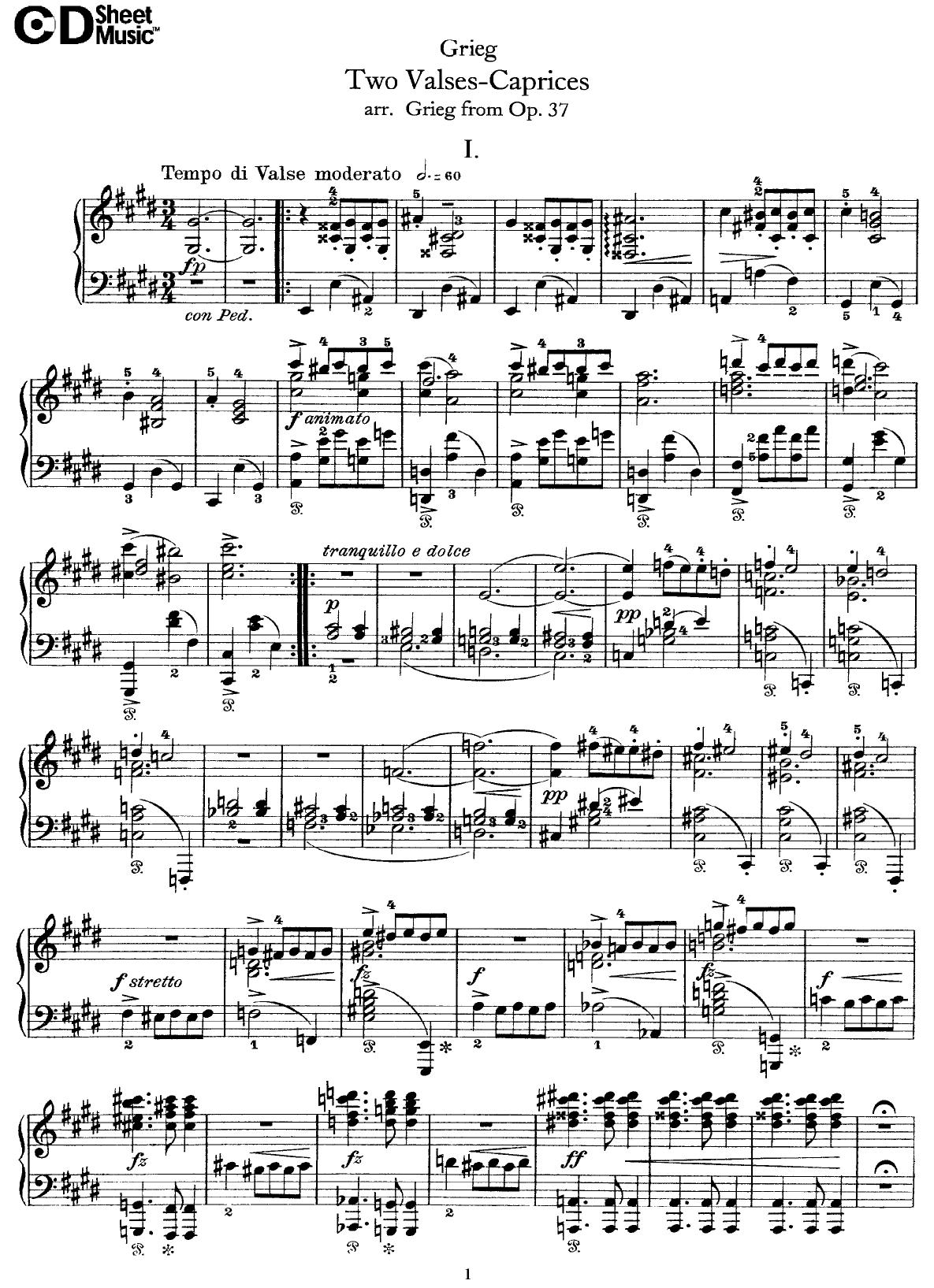 Grieg: Works for Piano by WBaxley Music Subito Music Corp & Stephens Pub. Co