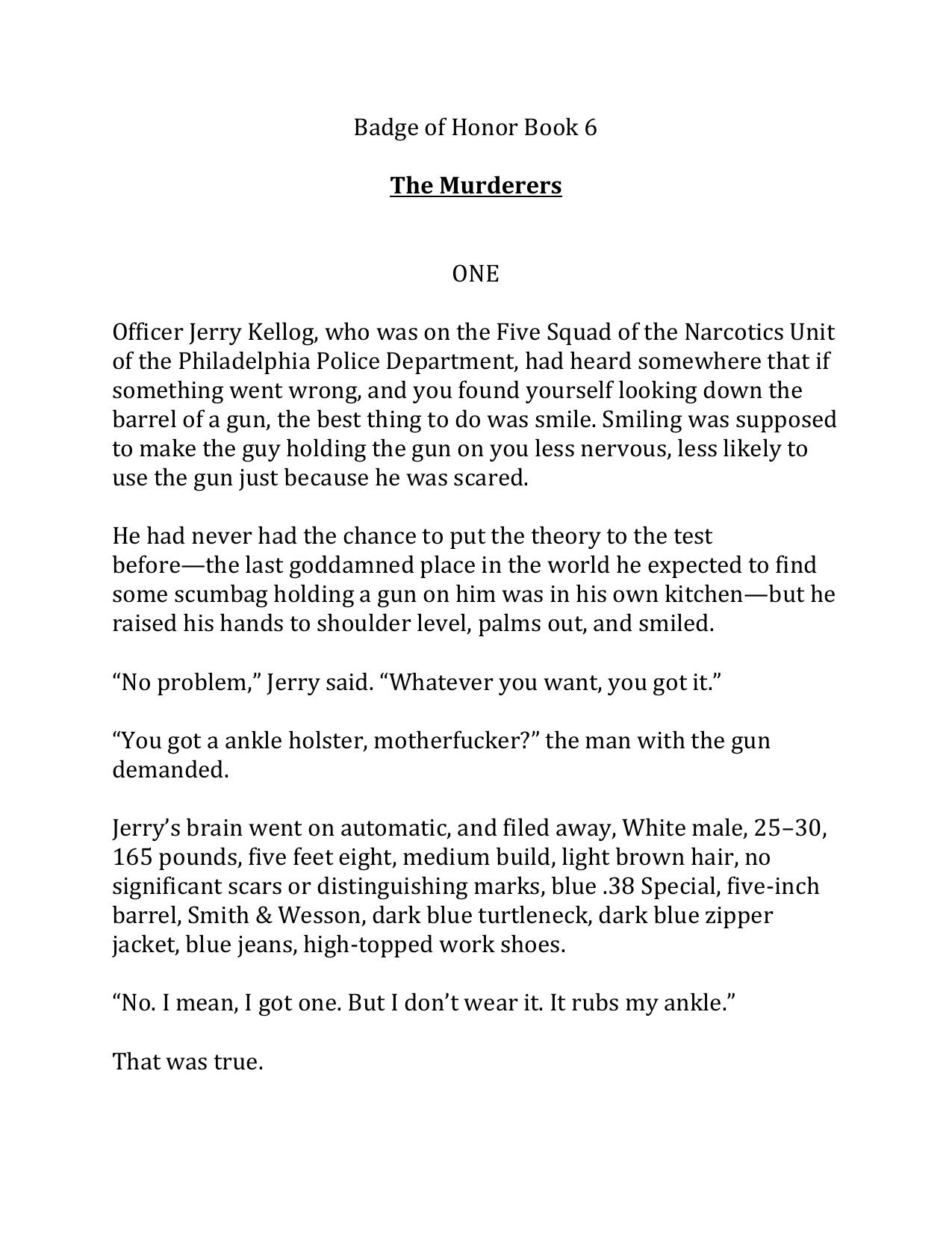 Griffin, W.E.B. - Badge of Honor 06 - The Murderers by Griffin W. E. B