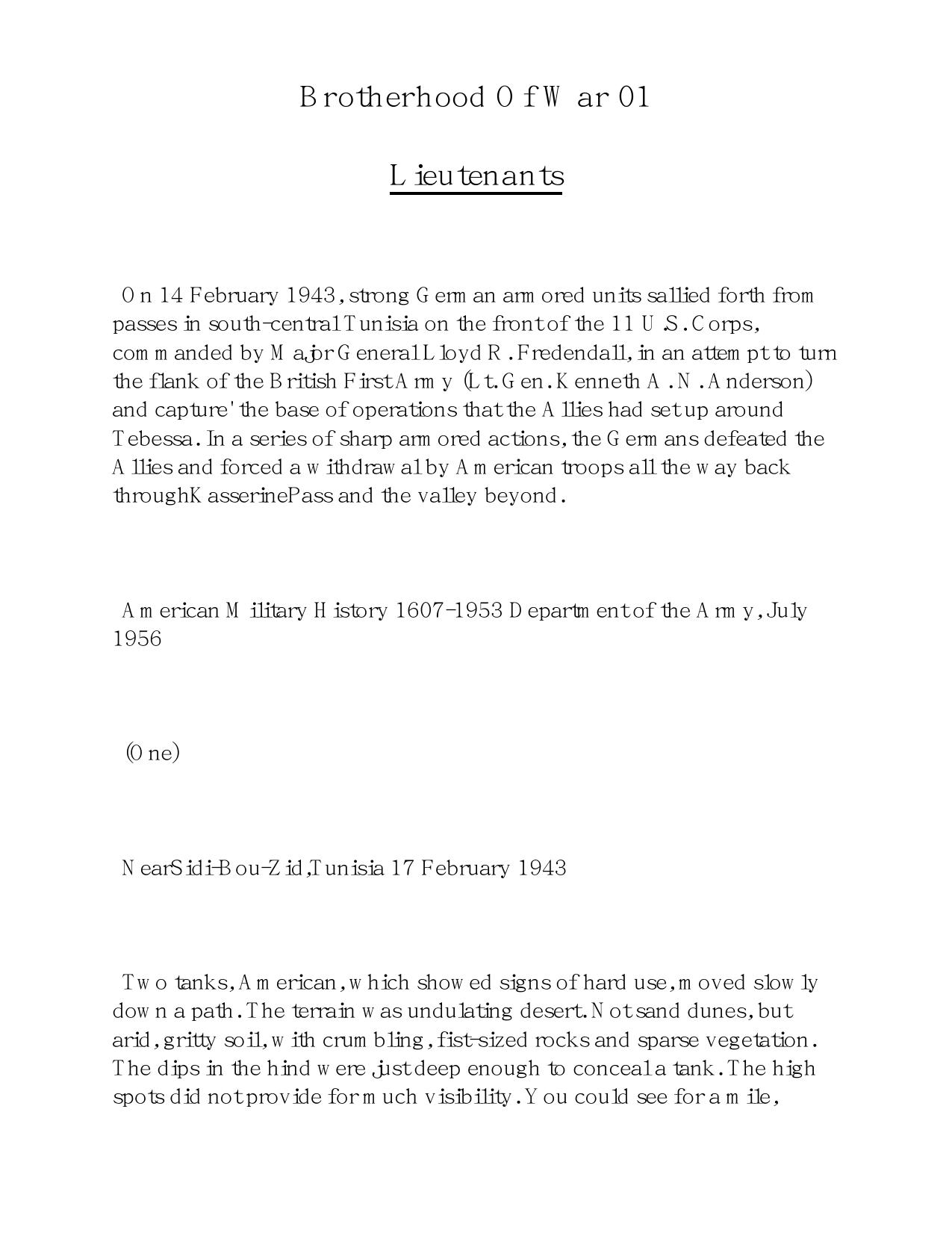 Griffin, W.E.B. - Brotherhood Of War 01 - The Lieutenants by Griffin W. E. B