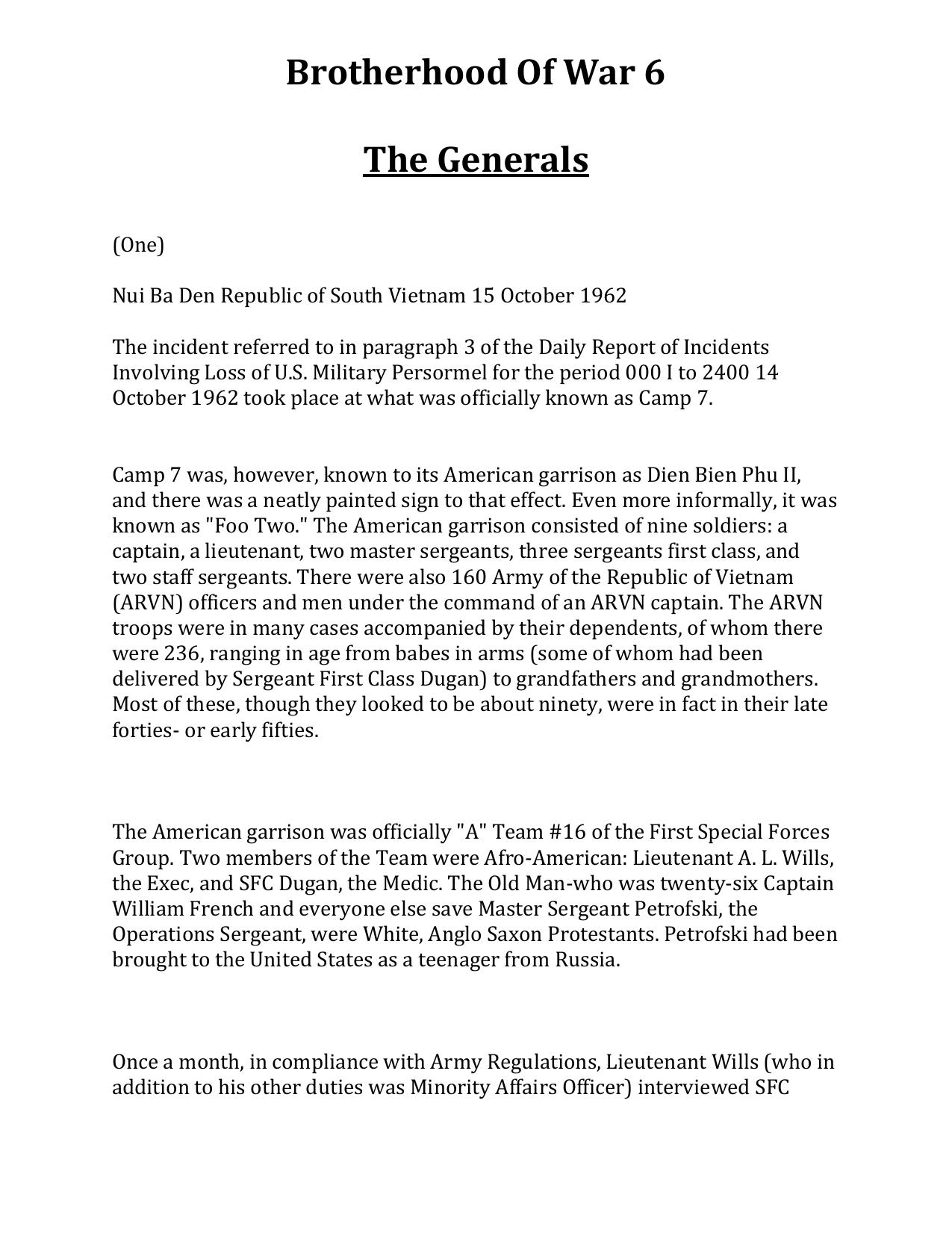 Griffin, W.E.B. - Brotherhood Of War 06 - The Generals by Griffin W. E. B