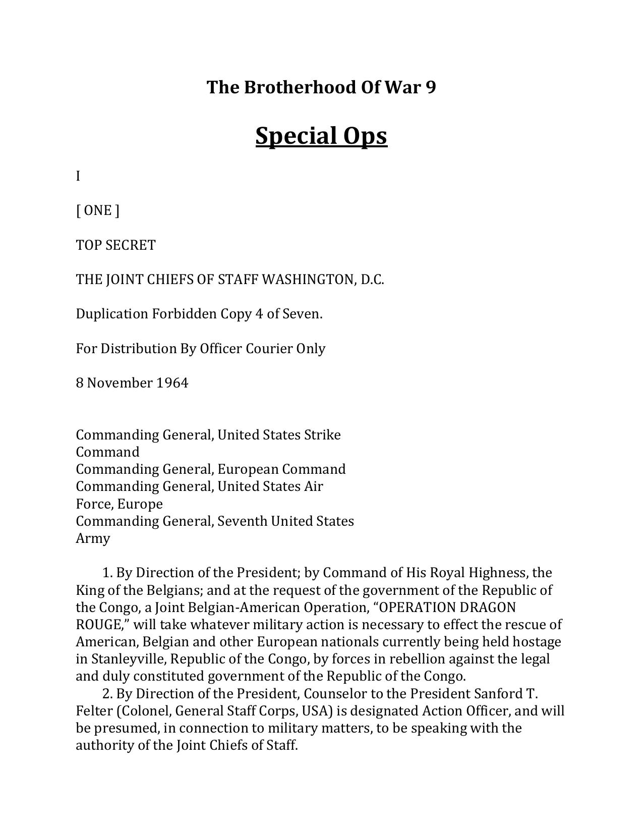 Griffin, W.E.B. - Brotherhood Of War 09 - Special Ops by Griffin W. E. B