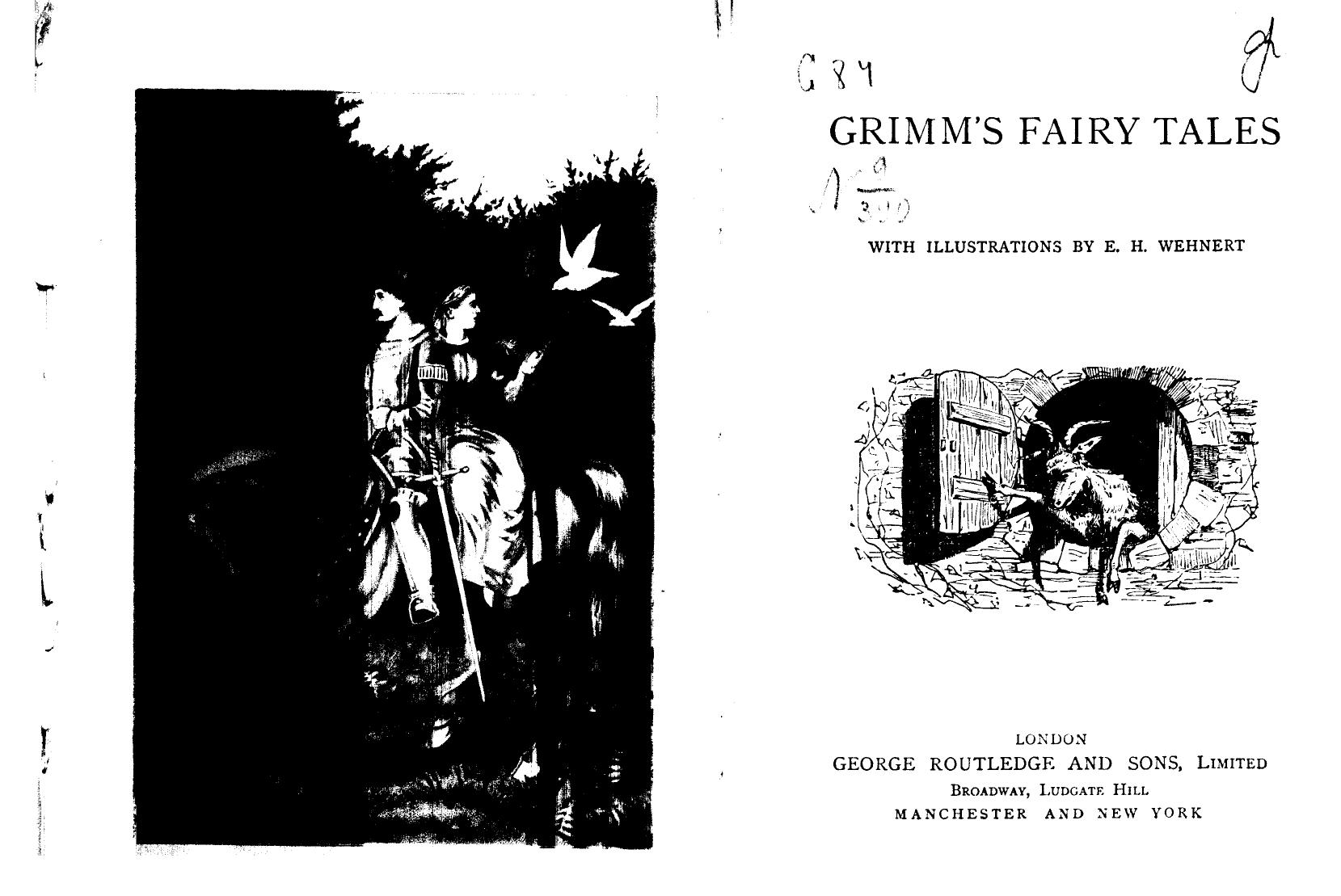 Grimm, WITH Illustrations BY E.H. Wehnert by Grimm's fairy tales
