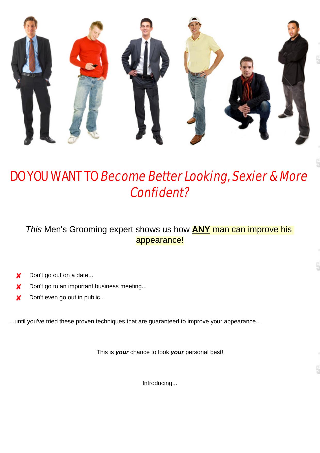 Grooming Secrets For Men. by Best of Kuszter's Collection