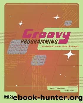 Groovy Programming by Kenneth Barclay