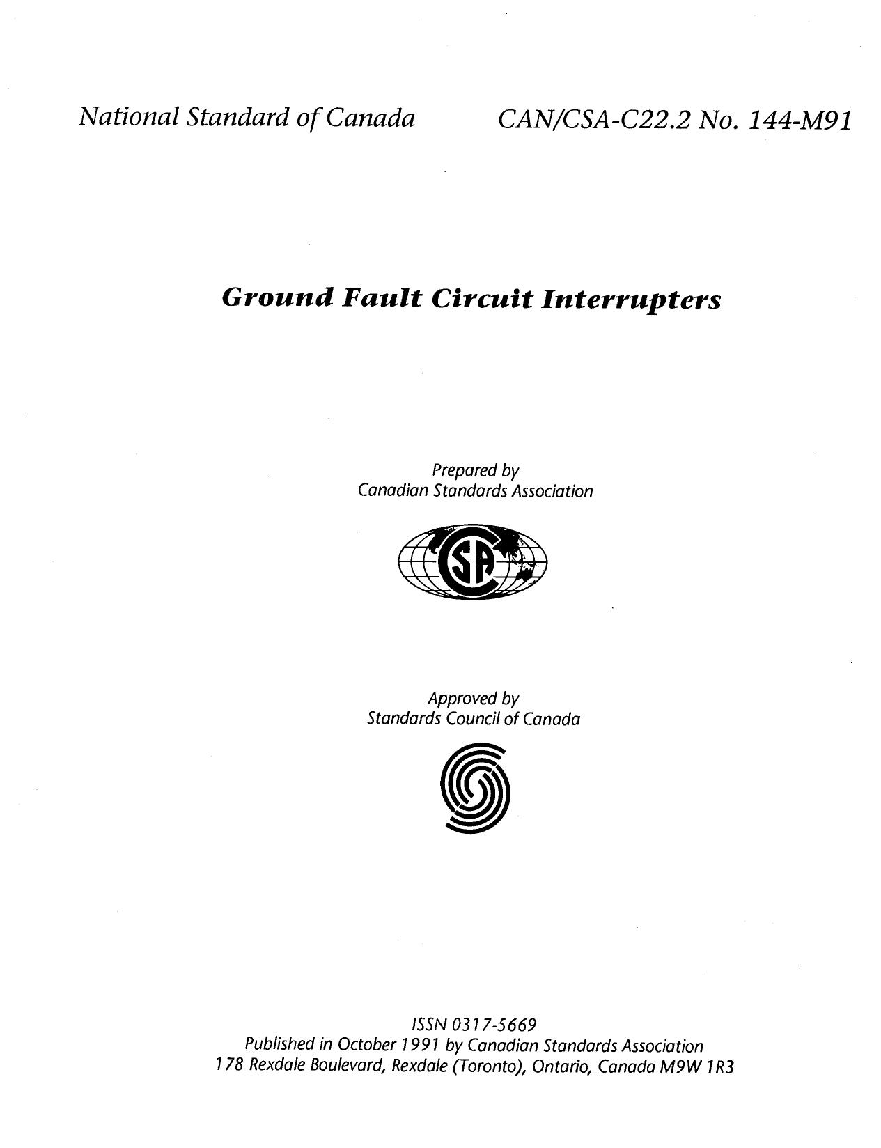 Ground Fault Circuit Interrupters by Unknow Author