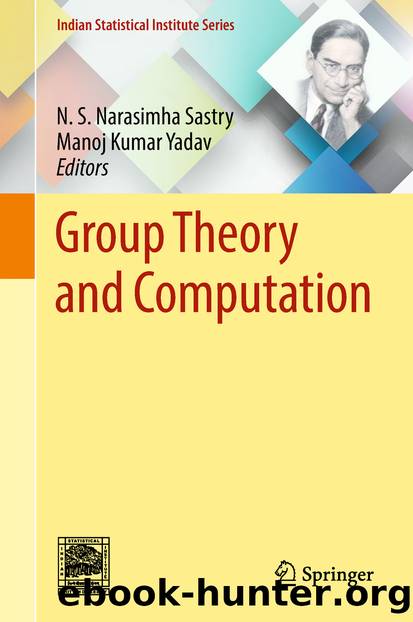 Group Theory and Computation by Unknown