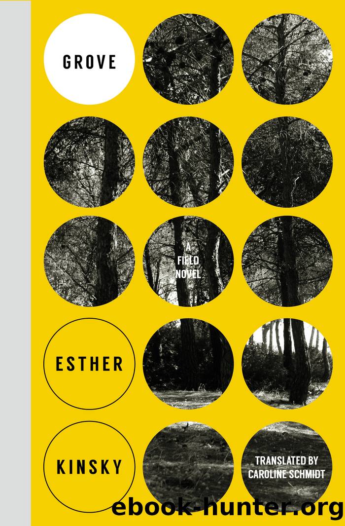Grove by Esther Kinsky