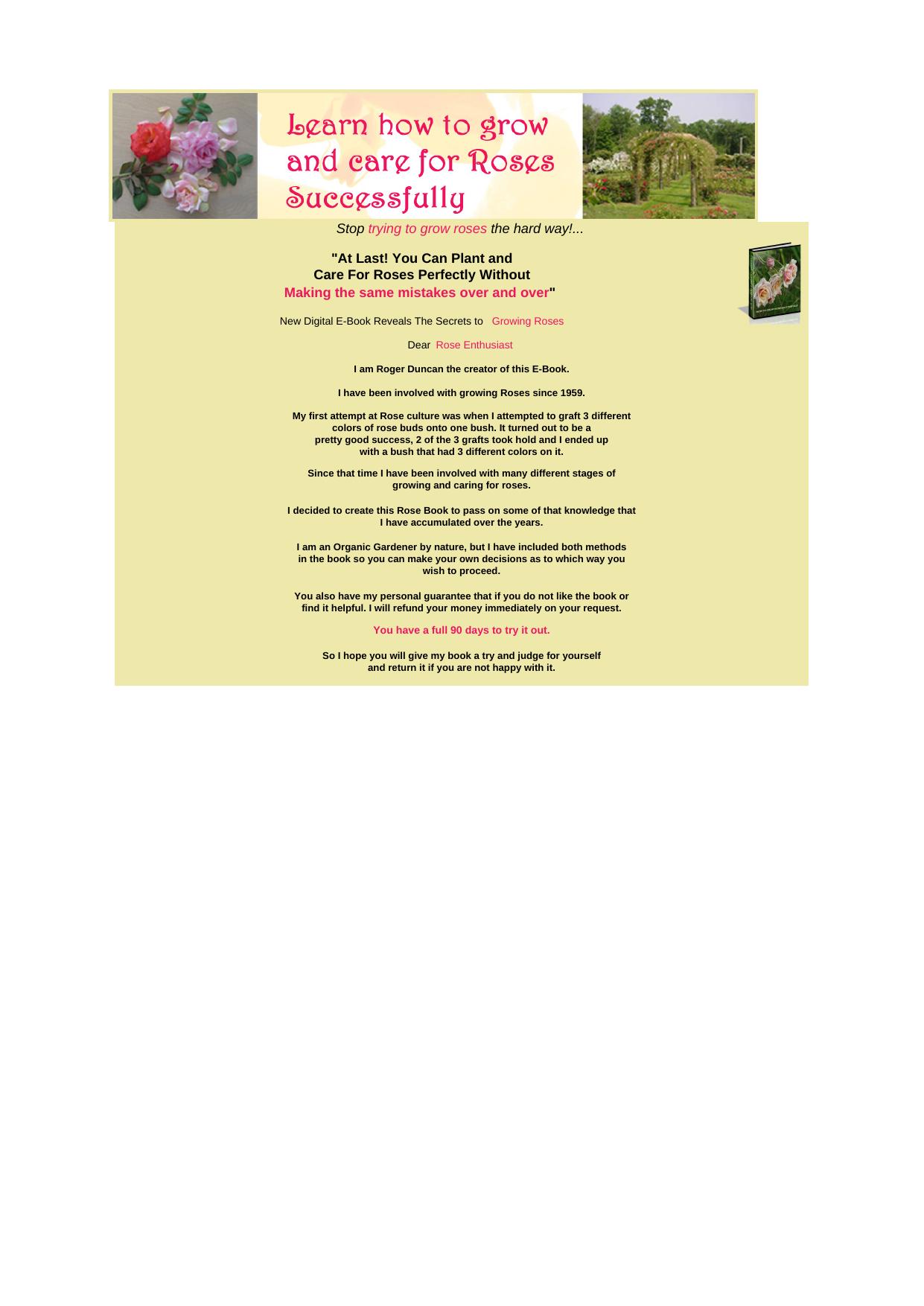 Growing Roses Successfully. by Best of Kuszter's Collection