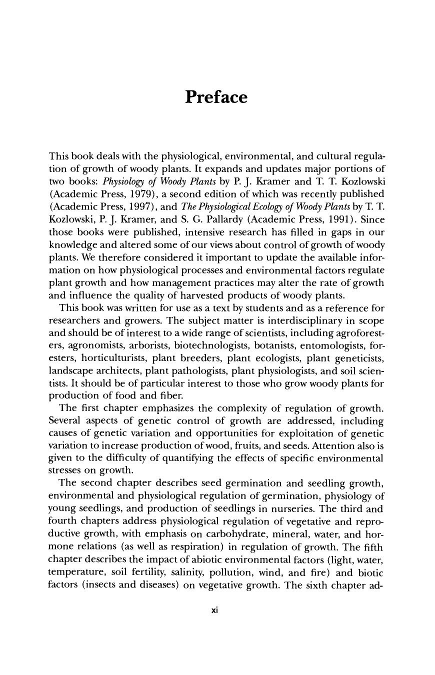 Growth Control in Woody Plants by Theodore T. Kozlowski and Stephen G. Pallardy (Auth.)